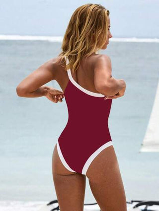 مايوه حريمي قطعة واحدة Swim SPRTY ملابس شاطئ صيفية جديدة للنساء، بدلة قطعة واحدة بدون أكمام، بألوان متنوعة ،مناسبة للعطلات