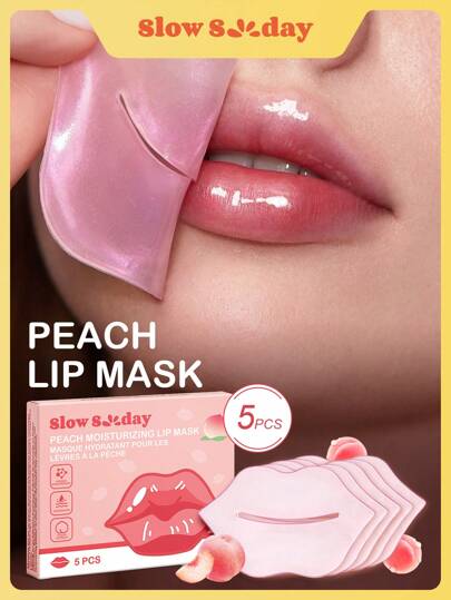 قناع الشفاه المرطب SlowSunday Peach ، قناع نوم الشفاه ، لترطيب الشفاه الجافة - التغذية ، تأثير الشد ، العناية بالبشرة الكورية ، أنماط الخريف والشتاء المريحة ، مناسب لخريف وشتاء ، Y2K ، لعيد الهالوين ، الحفلات والهدايا ، ورأس السنة الجديدة ، هدية الشكر