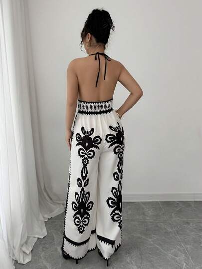 Elenzga جمبسوت قصيرة للنساء بحمالات رفيعة ولون واحد