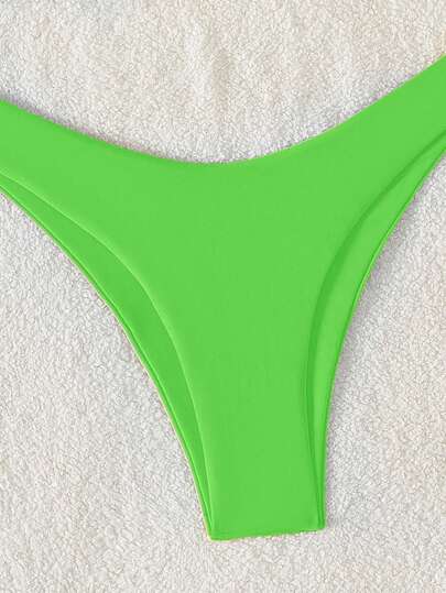 طقم تانكيني حريمي Swim Basics بدلة سباحة تانكيني بألوان صلبة