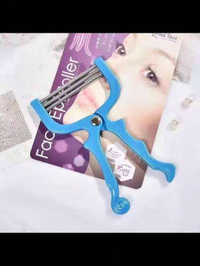 جهاز إزالة الشعر من الوجه يدوي للربيع، أداة تجميل للحلاقة والنحت (للنساء)