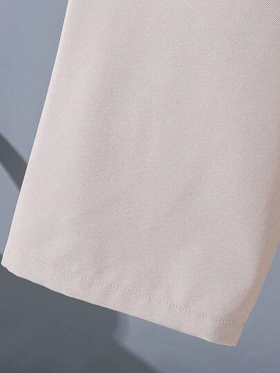 SHEIN 2 طقم ملابس علوية كم قصير وشورت للأولاد المراهقين الكاجوال بطبعة الريبون، مناسب للذهاب للمدرسة والاستخدام اليومي والرياضة والحفلات وفصلي الربيع والصيف