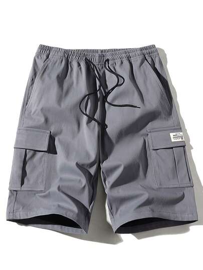 شورتات كاجوال فضفاضة خفيفة الوزن للرجال، اطلب مقاس أكبر بمقاس واحد