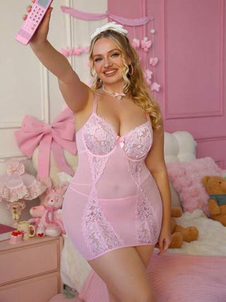 PetitDoll مجموعتان: ملابس داخلية بيبي دول مقاس كبير من التول والشريط والسروال الترتر