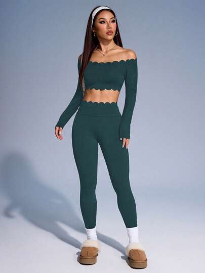 SHEIN Sport Studio مجموعة رياضات الترفيه، ملابس جري وتمرينات اليوجا المثيرة والأنيقة