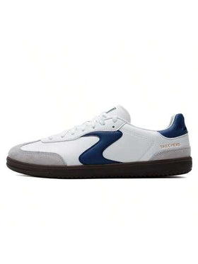 Skechers حذاء رجالي، حذاء رياضي كاجوال مريح وجيد التهوية 254150W-WBL