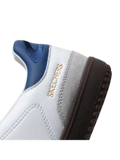 Skechers حذاء رجالي، حذاء رياضي كاجوال مريح وجيد التهوية 254150W-WBL