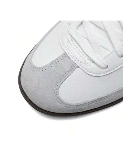 Skechers حذاء رجالي، حذاء رياضي كاجوال مريح وجيد التهوية 254150W-WBL