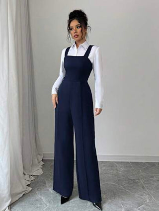Gloray جمبسوت أنيقة قطعة واحدة وألوان سادة للنساء في المواصلات اليومية