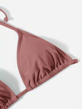 Swim Basics بكيني لون واحد، ملابس شاطئية للعطلات