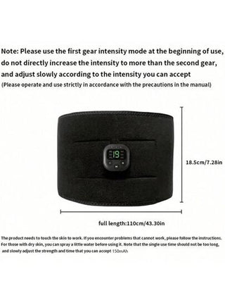 جهاز تدليك الخصر، جهاز شكل قابل للشحن عبر منفذ USB، آلة تدريب الذراع والورك والساق، حزام شكل، جهاز تدليك اللياقة البدنية