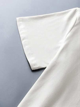 EZwear تنورة مستديرة عادية للنساء مع طباعة شعار عربي هندسي، مناسبة للصيف