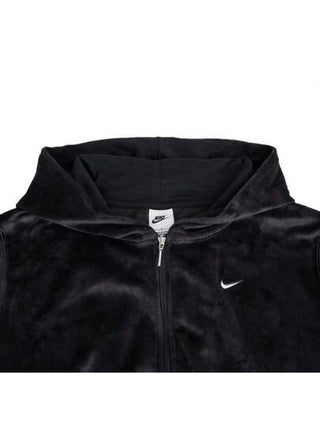 Nike جاكيت هودي مُحبّكة ٢٠٢٥ من نايك سبورتسويتر، موديل هودي محيك HJ0958-010 للنساء