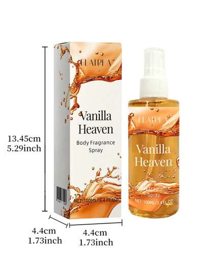 بخاخ العطر المعطر بالفانيليا للجسم والشعر، 100مل، عطر قبلة الفانيليا، عطر طويل الأمد، مناسب للعمل والمواعدة والجاذبية، جنسين، هدية رائعة للطلاب