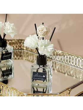 1 مجموعة ، مبخر عطري براتنج 50 مل ، مناسب للمنزل ، المكتب ، غرفة النوم ، الحمام وإزالة الروائح ، عطر بدون لهب للعلاج بالعطور ، معطر الهواء (1 زجاجة من الزيت العطري + 4 قطع من أعواد الرائحة و 1 كرة من القش + 2 زهرة مجففة)