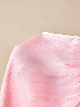 SHEIN فستان أنيق وردي مذين بفيونكة لفتيات صغيرات، للربيع/الصيف