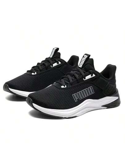 Puma حذاء رياضة للجري موديل FTR Wave ذو تنفس ومتصاص الصدمات، للرجال والنساء، حذاء تدريب رياضي في النادي اللياقي، 311095-01