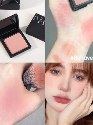 Nars بلاشر [ميني] NARS #900 BEHAVE 2.5 جرام، لون وردي بنفسجي ماتي، صيغة محسنة لاستمرارية حتى 16 ساعة، توفر تغطية لونية حقيقية بإحساس خفيف ومريح