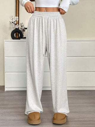 EZwear بنطلون رياضي نسائي فضفاض بخصر ربطة جرير، مناسب للرياضة