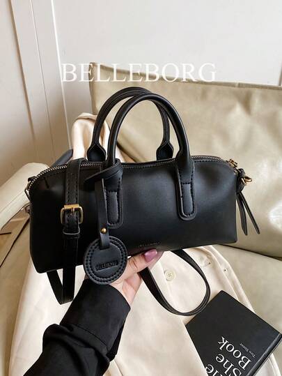 BELLEBORG حقيبة يد نسائية بطراز رجعي والسترة الزيتية جميلة ومتعددة الاستخدامات