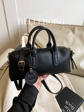 BELLEBORG حقيبة يد نسائية بطراز رجعي والسترة الزيتية جميلة ومتعددة الاستخدامات