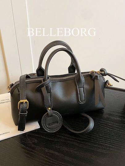 BELLEBORG حقيبة يد نسائية بطراز رجعي والسترة الزيتية جميلة ومتعددة الاستخدامات