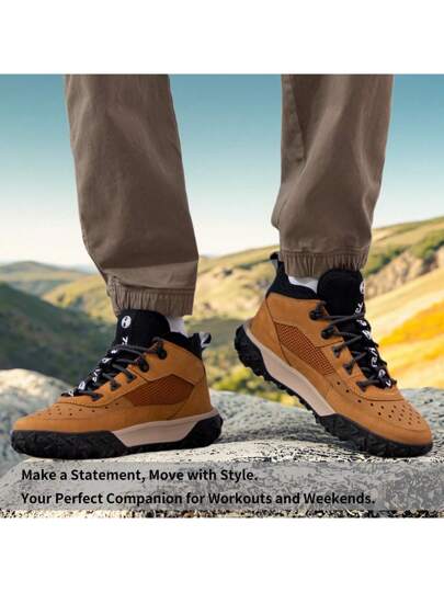 Timberland أحذية خارجية رجالية كلاسيكية للسفر في الهواء الطلق منخفضة الرقبة خفيفة الوزن ومريحة أحذية رياضية A5TPC231