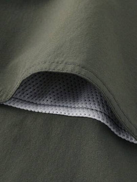 LEDUNTINO قميص رجالي كاجوال متعدد الاستخدامات، بطراز رياضي باللون الأخضر الداكن، مناسب كهدية للزوج/الحبيب، قميص رجالي بأكمام قصيرة، مناسب للربيع والصيف