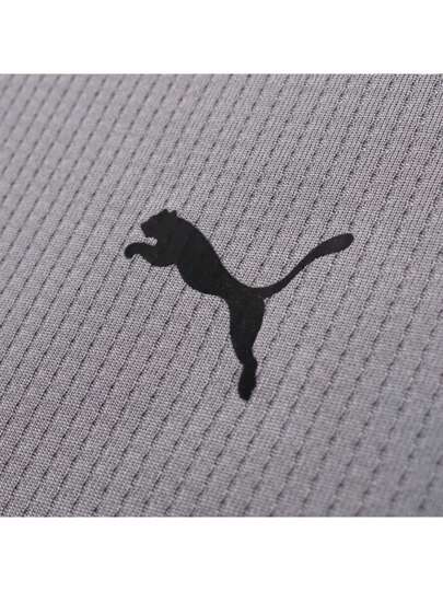 Puma ملابس علوية تي مقاس S بأداء عالي، ملابس علوية كاجوال للرجال بياقة مستديرة فضفاض، قابل للتنفس، مناسب للأنشطة اليومية، ملابس علوية بأكمام قصيرة لركض اللياقة البدنية، 520759-62