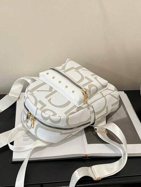 حقيبة ظهر نسائية كلاسيكية عصرية سهلة الارتداء ، حقيبة كتف جلدية صغيرة مع مقبض علوي ، قابلة للاستخدام المتعدد من قماش الأكسفورد شنطه جامعه شنط جامعات شنطة ظهر للسفر حقيبه جامعه