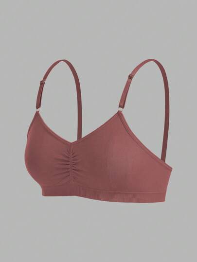 Shein Underwear&Sleepwear Basics مجموعة 7 قطع ملابس داخلية لا تترك خطوط، صدرية مريحة وكاجوال مع أشرطة قابلة للضبط