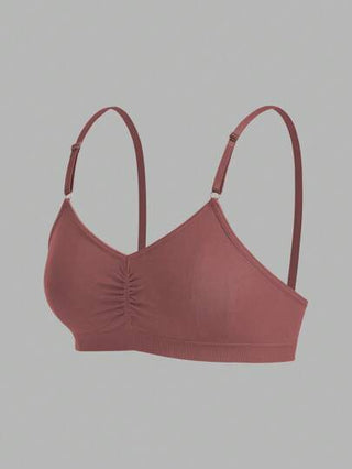 Shein Underwear&Sleepwear Basics مجموعة 7 قطع ملابس داخلية لا تترك خطوط، صدرية مريحة وكاجوال مع أشرطة قابلة للضبط