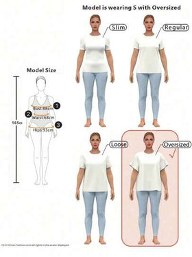 SHEIN VCAY تنورة أنيقة على شكل حرف A ذات طباعة حدائق الزهور الجميلة في أسلوب اللوحة الزيتية للسيدات