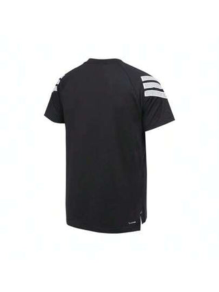 Adidas تي شيرت تيشيرت 3S مجدول بدون طوق من طقم جيم 2025 للرجال TJW9729