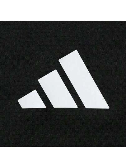 Adidas تي شيرت تيشيرت 3S مجدول بدون طوق من طقم جيم 2025 للرجال TJW9729