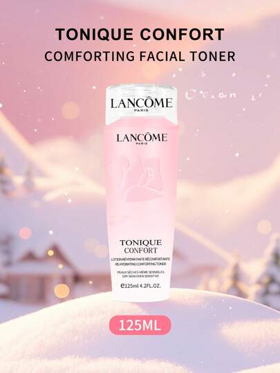 Lancôme لانكوم تونيك كونفور تُرّطب وتُريح، مناسب للبشرة الجافة وحتى الحساسة لتحسين ترطيب البشرة 4.2 أونصة سائلة/125 مل الحجم الصغير (الإصدارات الجديدة والقديمة سيتم شحنها عشوائيًا)