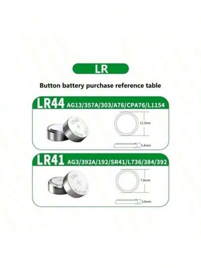 من 10 إلى 60 بطارية زر قلوية AG13 RW82 SR1154 SP76 LR44 357 357A S76E G13 للساعات والأجهزة الإلكترونية والأجهزة عن بعد