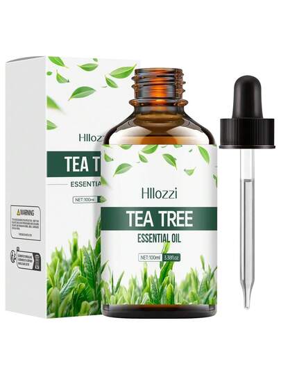 Hllozzi زيت أساسي شجرة الشاي متعدد الأحجام 30 مل / 100 مل، عطر لامع دائم، يخلق جوا مريحا، محمول، مناسب للجسم والأيدي والوجه، يمكن استخدامه مع جهاز نشر الروائح / عيدان النشر / حجارة النشر، مناسب للمنزل والسيارة والسفر والخارج، هدية مثالية للعطلات