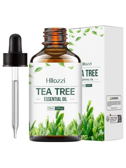 Hllozzi زيت أساسي شجرة الشاي متعدد الأحجام 30 مل / 100 مل، عطر لامع دائم، يخلق جوا مريحا، محمول، مناسب للجسم والأيدي والوجه، يمكن استخدامه مع جهاز نشر الروائح / عيدان النشر / حجارة النشر، مناسب للمنزل والسيارة والسفر والخارج، هدية مثالية للعطلات