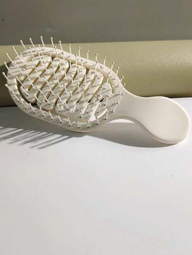 قطعة واحدة مشط تصفيف صغير بتصميم مجوف من العاج، لاستخدام رطب وجاف للنساء في الصيف، عودة إلى المدرسة، ضروريات السفر والعطلات، اكسسوارات الشعر للنساء، فرش، مشط حافة الشعر، مشط الشعر، فرشاة فك التشابك، فرشاة كرة، مجموعة فرشاة شعر صغيرة، مشط خشبي، فرشاة شعر،