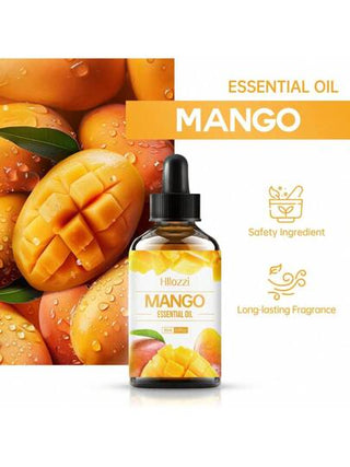 Hllozzi زيت عطري متعدد النكهات بطعم التوت الأزرق/المانجو/شمام الخيار/تفاح أخضر/بطيخ/كرز/أناناس/فراولة/خوخ ، رائحة فاكهة طازجة ، عطر دائم ، مناسب للمنزل والسفر والخارج والتخييم والسيارة والجسم والبشرة والشعر ، يمكن استخدامه مع جهاز بث الروائح أو موزع...