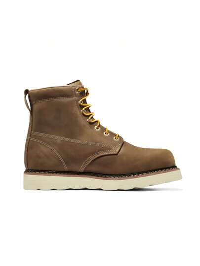 Skechers حذاء رياضي رجالي للعمل من الجلد الكلاسيكي ذو أربطة، خشن ومتعدد الاستخدام للارتداء اليومي
