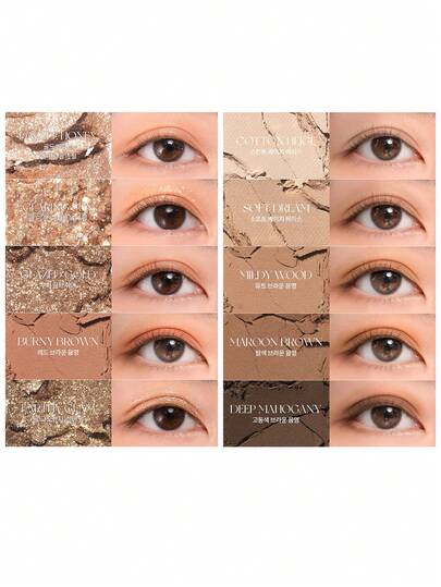 Rom&nd باليت ظلال العيون رومند بيتر ذان 02 MAHOGANY GARDEN، ظلال طبيعية للمكياج اليومي، سهلة الامتزاج، ألوان حيوية، ملمس مخمل بإنهاء مطفي ولامع، صبغة عالية، ثابتة لفترة طويلة، مستحضرات تجميل كورية، جمال كوري، 7.5 جرام/0.26 أونصة