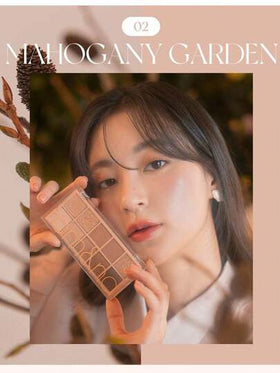 Rom&nd باليت ظلال العيون رومند بيتر ذان 02 MAHOGANY GARDEN، ظلال طبيعية للمكياج اليومي، سهلة الامتزاج، ألوان حيوية، ملمس مخمل بإنهاء مطفي ولامع، صبغة عالية، ثابتة لفترة طويلة، مستحضرات تجميل كورية، جمال كوري، 7.5 جرام/0.26 أونصة