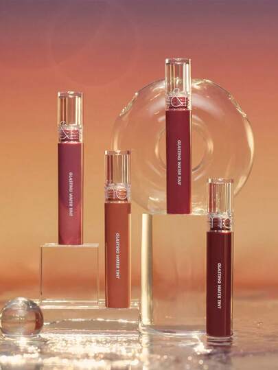 Rom&nd رومان GLASTING WATER TINT 05 رذاذ الورد، غشاء ندي قابل للتنفس، لمعان زجاجي خفيف الوزن، تقنية تدرج قوس ، هلام شاي الخوخ الشفاف، حجاب نجمي وردي ذهبي شفاف، بريق نعناع ثلجي، عصا لمسة إصلاح صغيرة، إصدار محدود عطلة نباتي، سر خفيف الوزن بدون وجه، مكياج كو