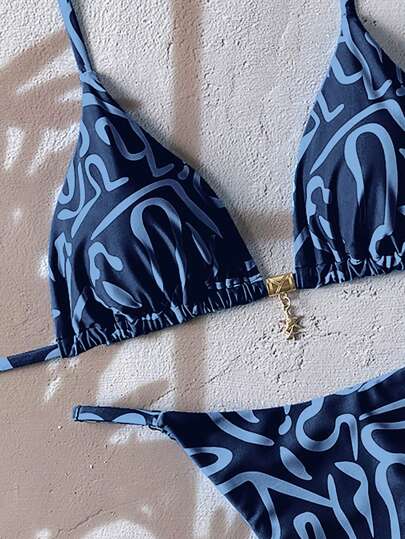 Swim Chiccia ملابس شاطئ مرأة الربيع، طقم بكيني بسيط ذو أشرطة رفيعة وألوان صلبة مثيرة للنساء