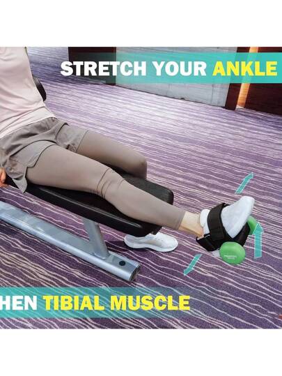 1 قطعة ملحق أثقال القدم، حزام مدرب الساق لرفع الأثقال وعلاج شرخ الساق وانحناء الفخذ الخلفية، ملحقات لممارسة اللياقة البدنية المنزلية