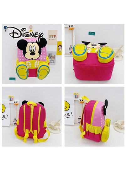 أحذية أوكسفورد حريمي Disney حقيبة الظهر ذات تصميم ميكي ماوس الكرتوني الجديد من ديزني، حقيبة ظهر سفرية، حقيبة ظهر موضة، حقيبة ظهر خفيفة الوزن