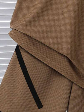 مجموعة 2 قطعة تيشرت أكمام قصيرة وشورت مناسب للشباب البنات المتمرد ، أزياء غير رسمية