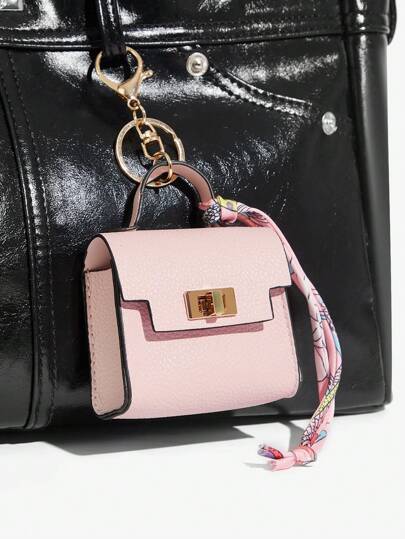 SHEIN SXY محفظة صغيرة لسلسلة مفاتيح، حامل سلسلة المفاتيح، محفظة صغيرة، حقيبة سماعات